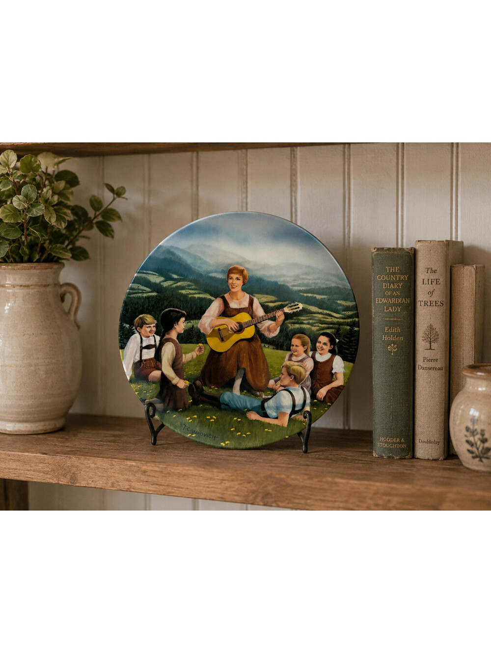 Edwin M Knowles The Sound of Music Do-Re-Mi Collector Plate 1986 Julie Andrews